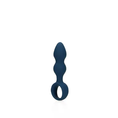 Teardrop Shaped Anal Plug – Small – Baltic Blue