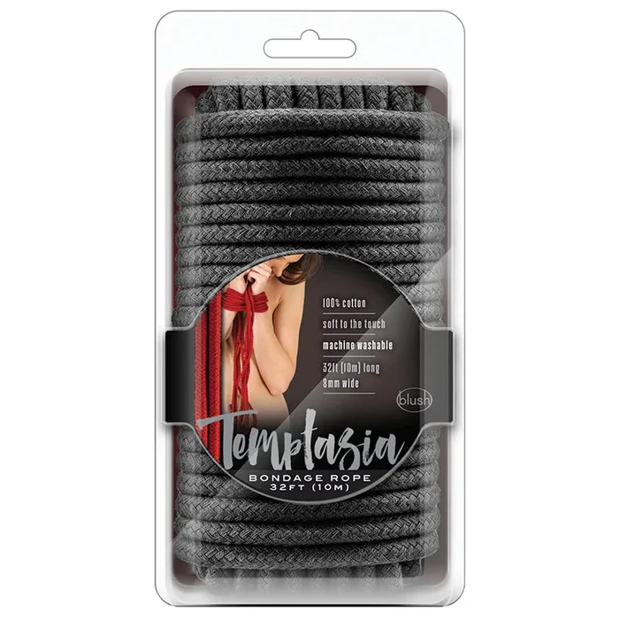 Temptasia Bondage Rope – 32 Feet – Black