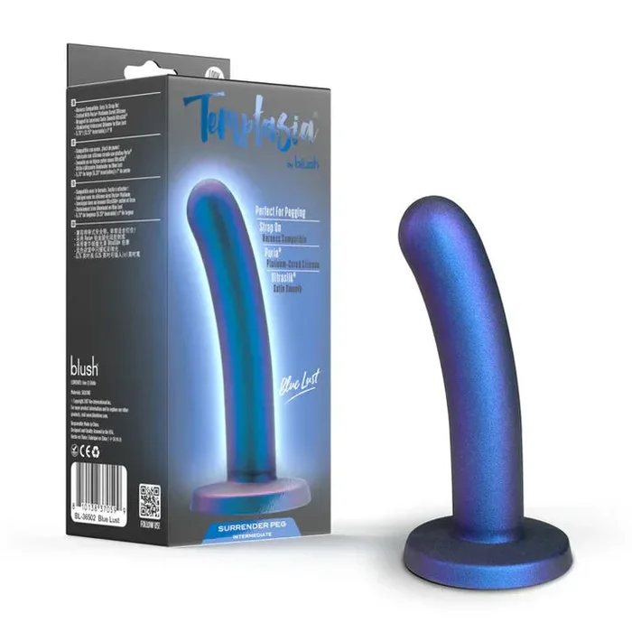 Temptasia Surrender 5.75″ Pegging Dildo by Blush