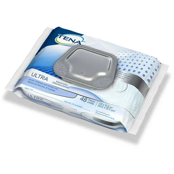 TENA Rinse-Free Ultra Wipes
