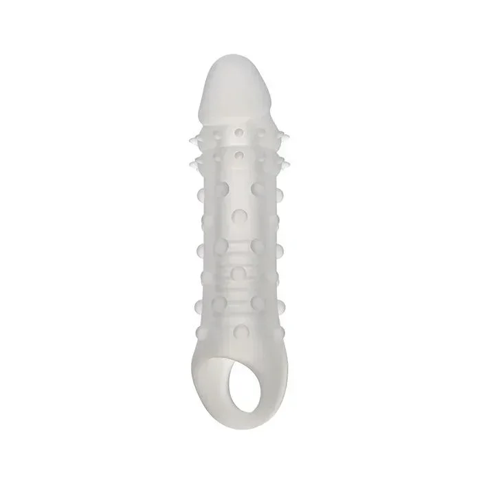 Textured Liquid Silicone Penis Extender 7.5″