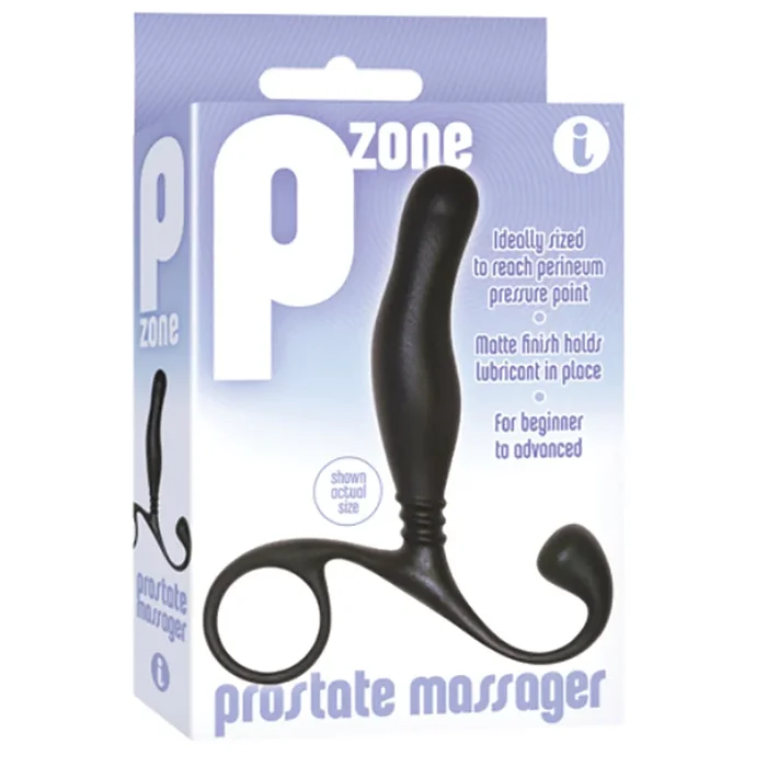 The 9’s P Zone Prostate Massager-Black