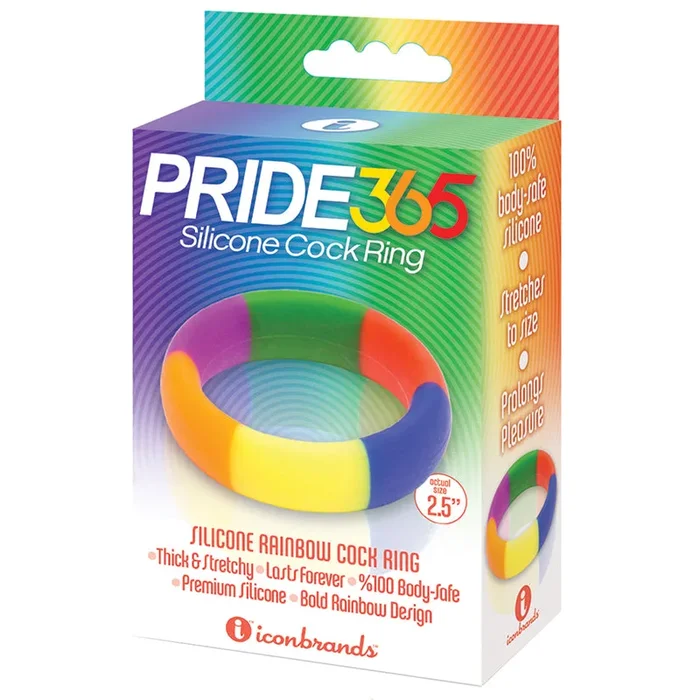 The 9’s Pride 365, Rainbow Cock Ring