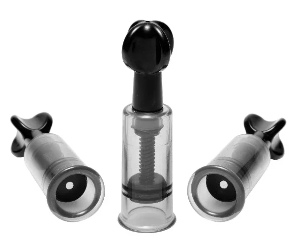 The Master Series – Fusion Triple Suckers – Clear/Black