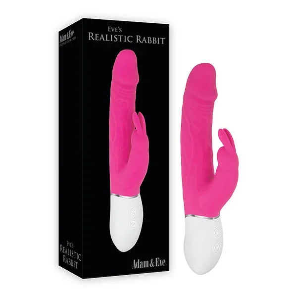 The Original Eve’s Realistic Waterproof Rabbit – Pink