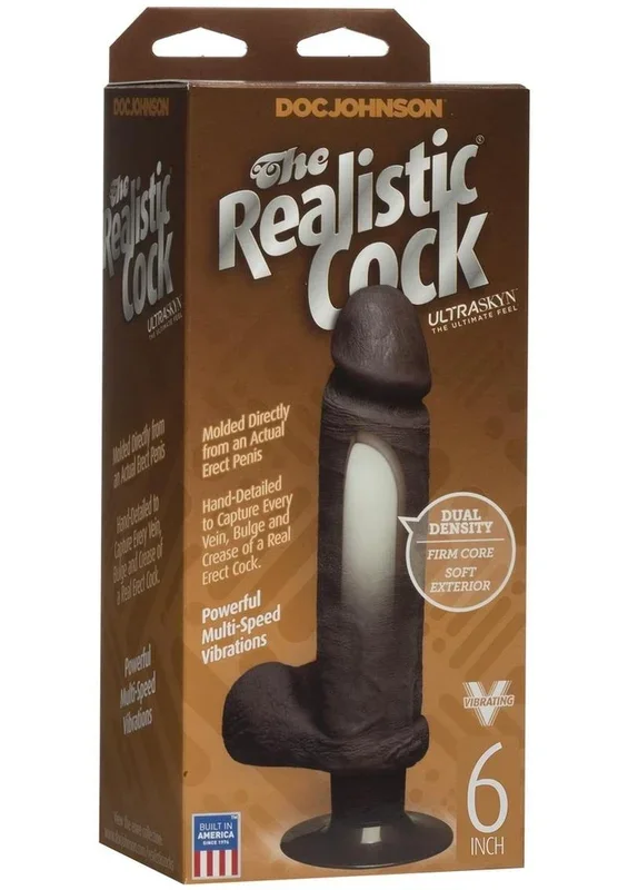 The Realistic Cock Ultraskyn Vibrating Dildo