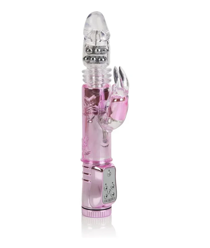 Thrusting Orgasm Bunny Rabbit Vibrator Pink