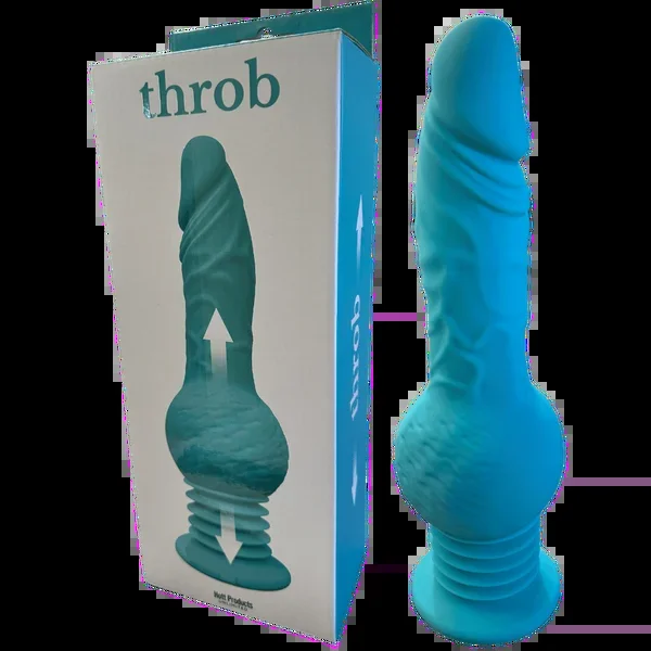 Thrusting Vibrator – Throb – Teal