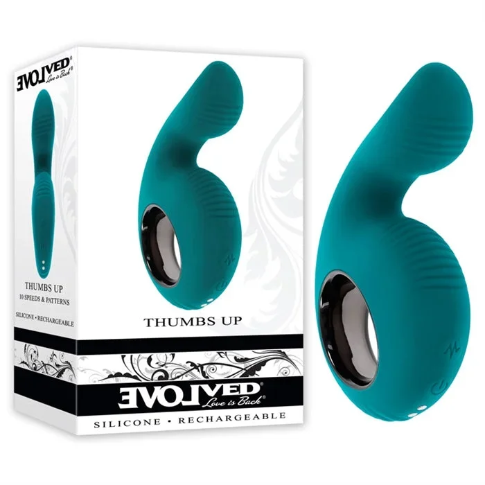 Thumbs Up Vibrating Anal Plug by Evolved