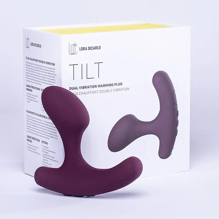 Tilt Warming Prostate Massager by Lora Dicarlo