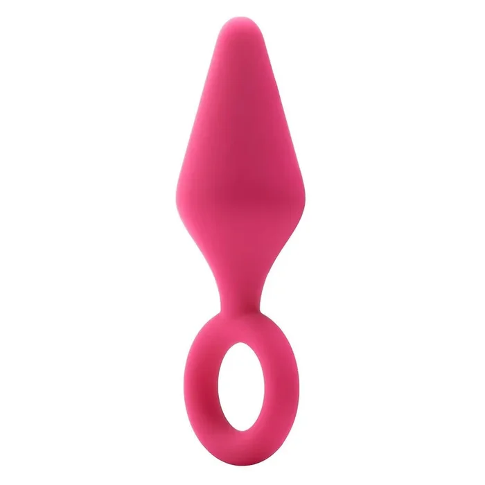 Tiny Silicone Butt Plug with Ring Pull 3 Inch