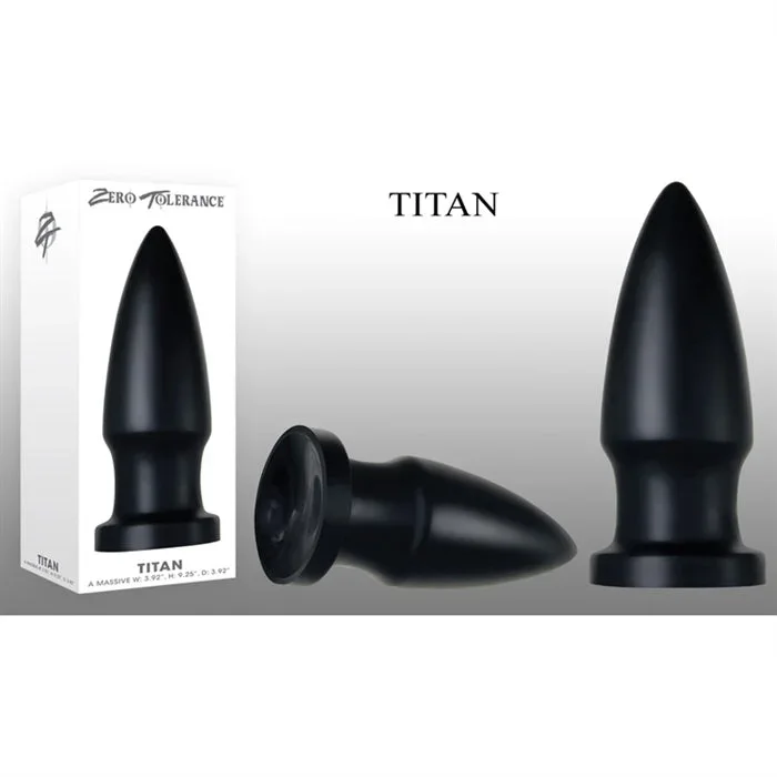 Titan Huge Anal Plug 9.25″ by Zero Tolerance