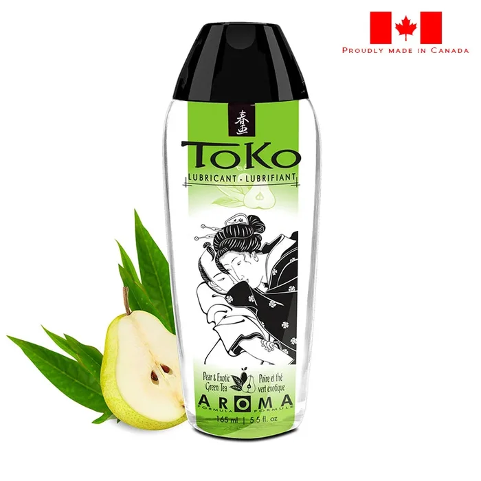 Toko Pear & Green Tea Flavored Lubricant by Shunga