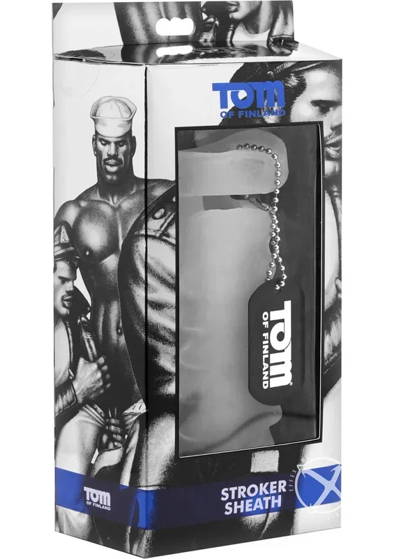 Tom Of Finland Stroker Sheath Masturbation Sleeve White 5.5 Inch