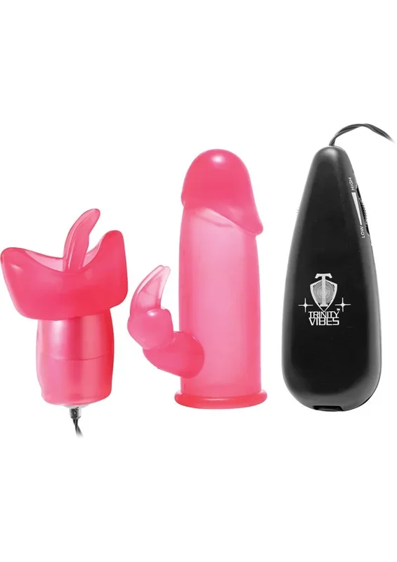 Trinity Vibes Luv Flicker Plus Bullet Vibrator Pink