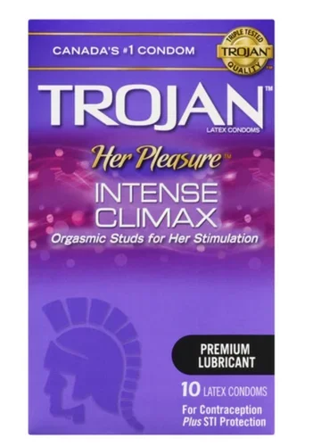 Trojan Condoms Her Pleasure Intense Count