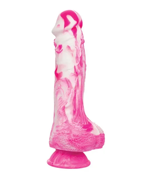 Twisted Love Twisted Silicone Dong – Pink