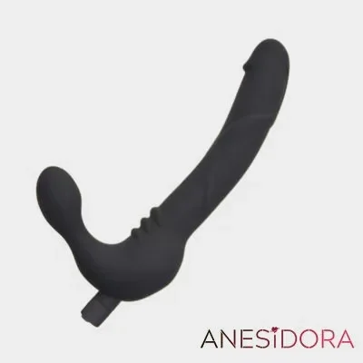 Tyche – Double Sided Strap on Vibrating Dildo for Lesbian