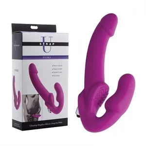 U Strap Vibrating Strapless Strap On 9.5″ by XR