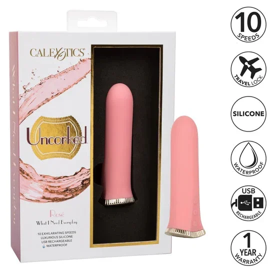 Uncorked™ Rose Vibrator 4.75″ by Cal Exotics