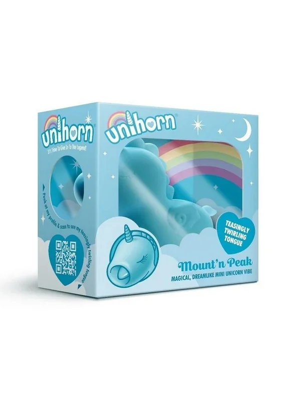 Unihorn Mount’n Peak The Pointy Tongued One Silicone Clitoral Stimulator