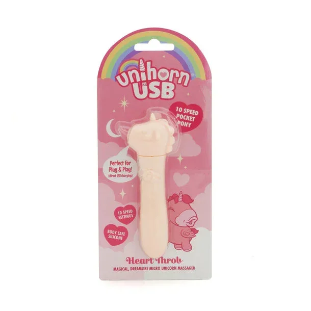 Unihorn Vibrating Bullet Heart Throb by Creative Concepts
