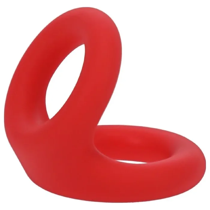 Uplift Silicone Cock Ring – Crimson Red