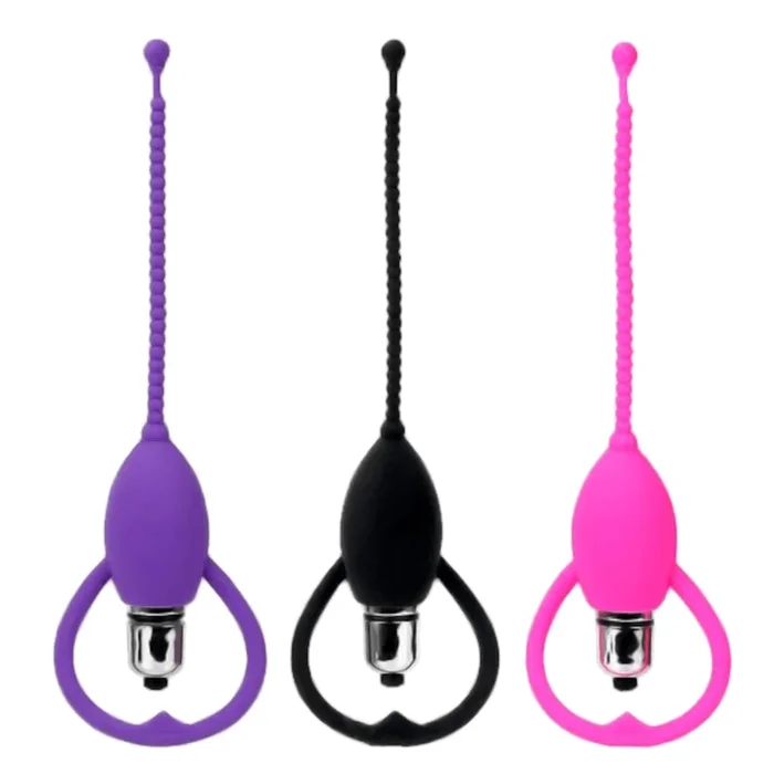 Urethral Vibrating Beaded Plug