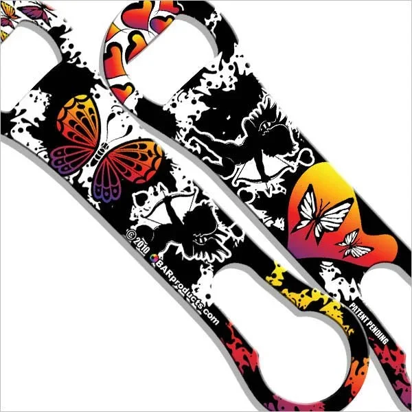 V-Rod® Bottle Opener / Pour Spout Remover – Love Hearts Butterfly