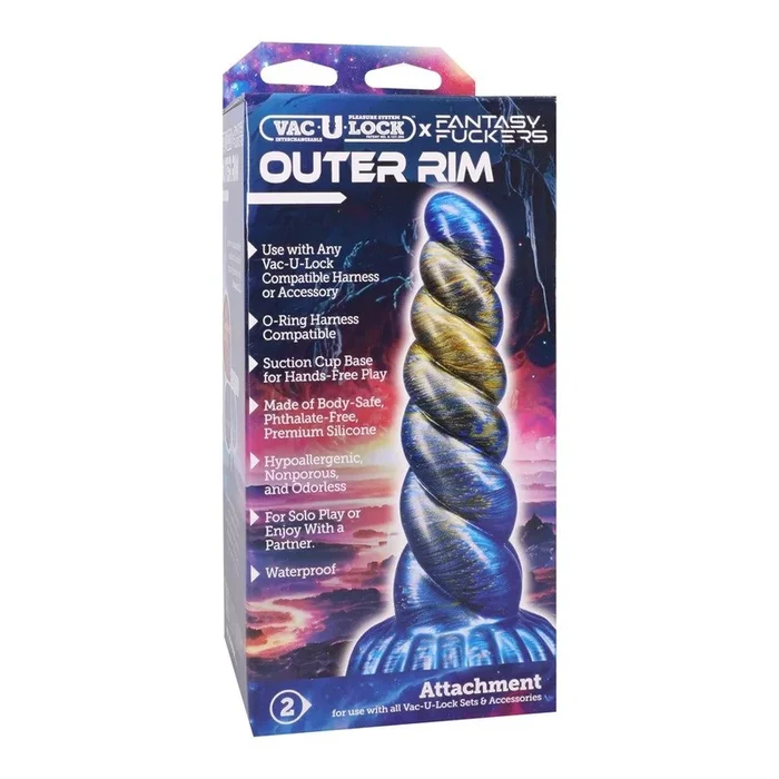 Vac U Lock X Fantasy Fuckers Outer Rim Dildo by Doc Johnson