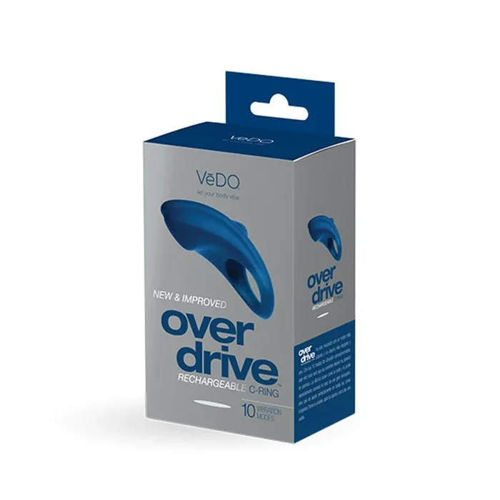 VeDO Overdrive+ Rechargeable Vibrating Ring – Midnight Madness