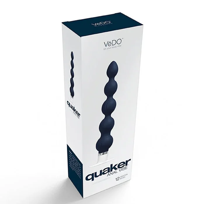 VeDO Quaker Plus Rechargeable Dual Vibe – Black