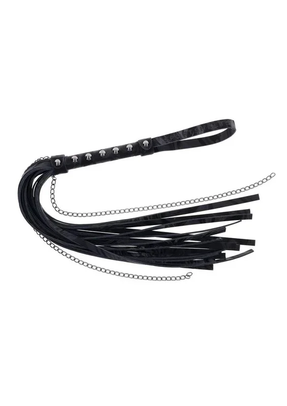 Velvet Noir Chain Flogger BDsm Flogger