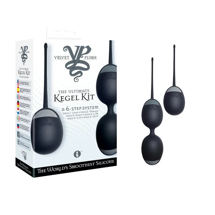 Velvet Plush Kegal Trainer Black