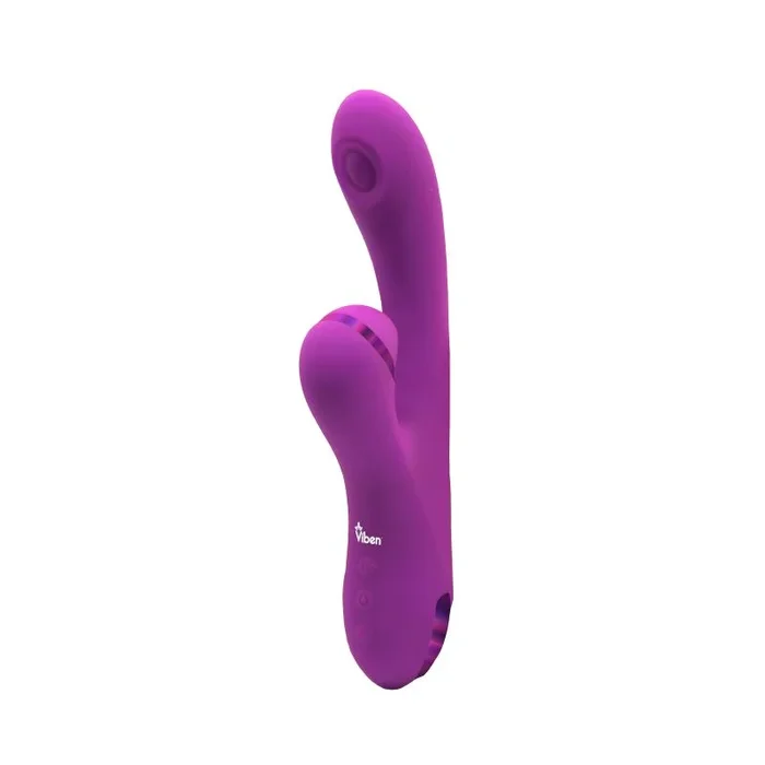 Viben Dazzle G-Spot Thumping Rabbit Suction Vibrator Berry