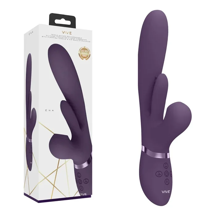 VIVE Ena Rabbit Vibrator – Purple
