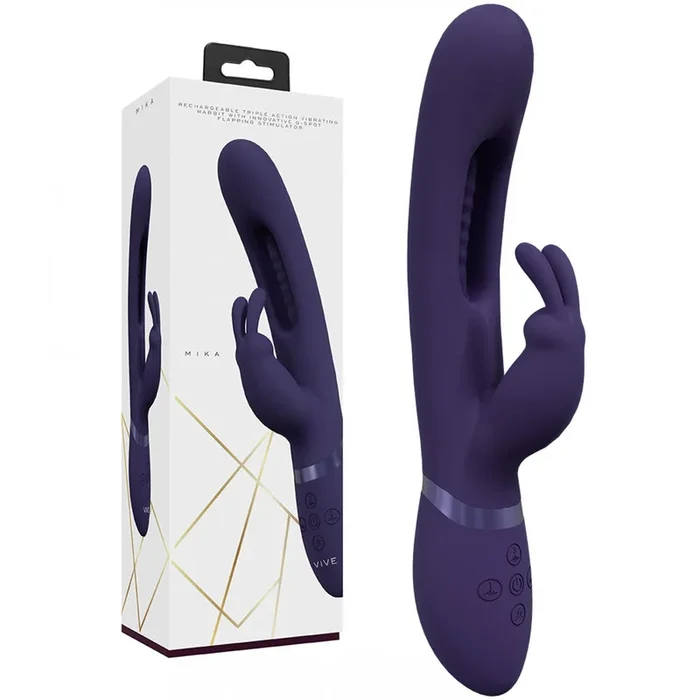 VIVE Mika Clit & G-Spot Rabbit – Purple