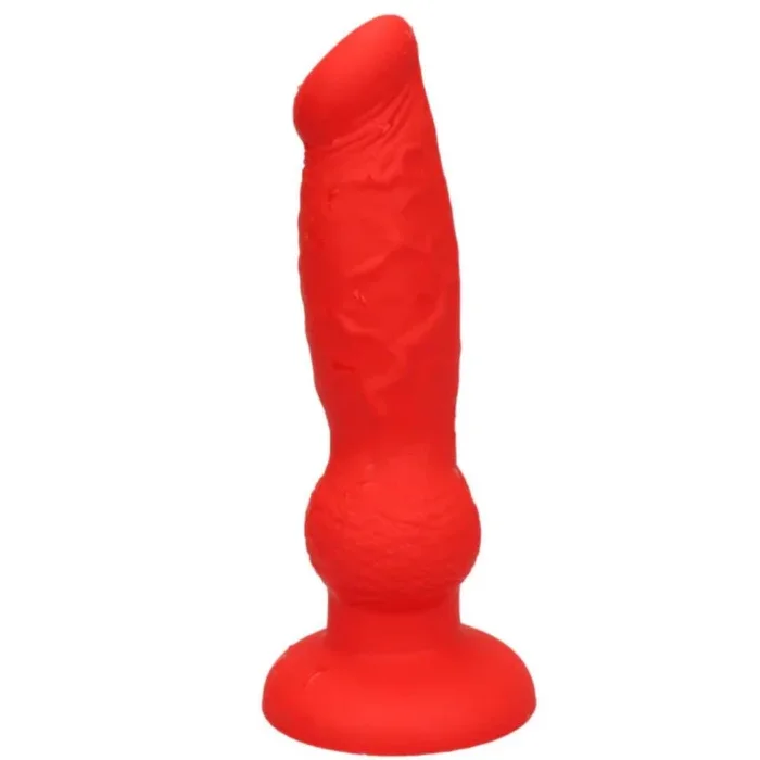 Waterproof Animal Werewolf Dog Silicone Knot Dildo With Suction Cup