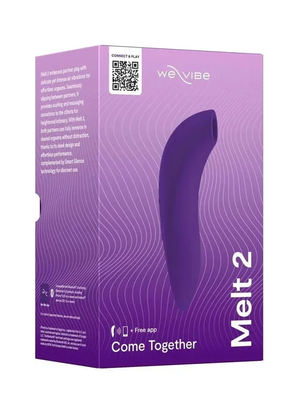 We-Vibe Melt 2 Rechargeable Silicone Couples Vibrator