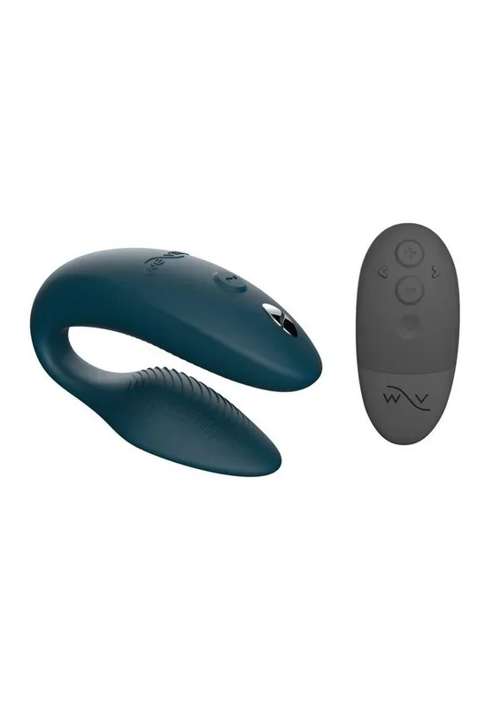 We-Vibe Sync Rechargeable Silicone Couples Vibrator with Remote Control – Green Velvet