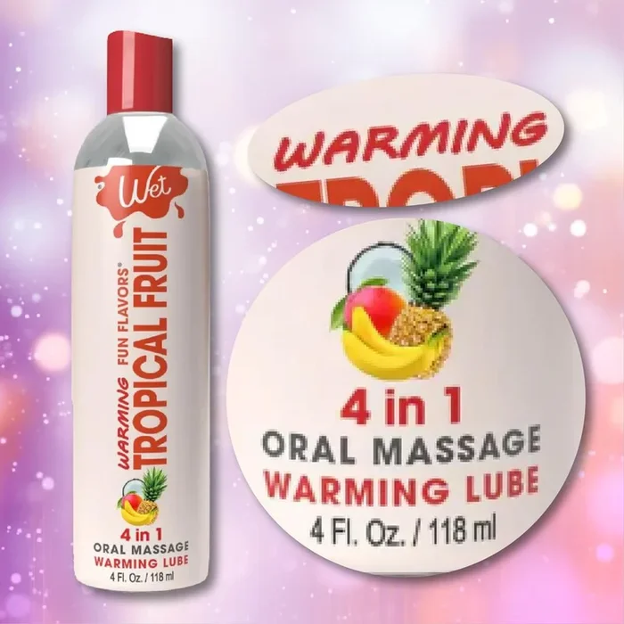 Wet “Tropical Fruit” Flavored Warming 4 in 1 Lubricant ?