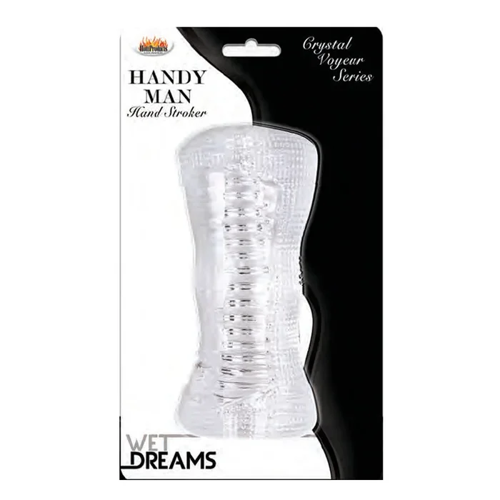 Wet Dreams Handy Man Stroker-Clear