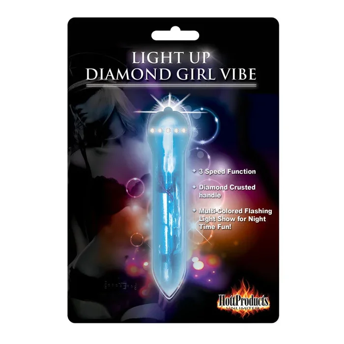 Wet Dreams Light Up Diamond Girl Vibe MS-Blue
