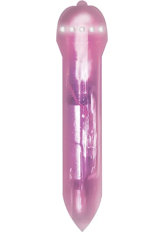 Wet Dreams Light Up Extreme Diamond Girl Vibrator Magenta