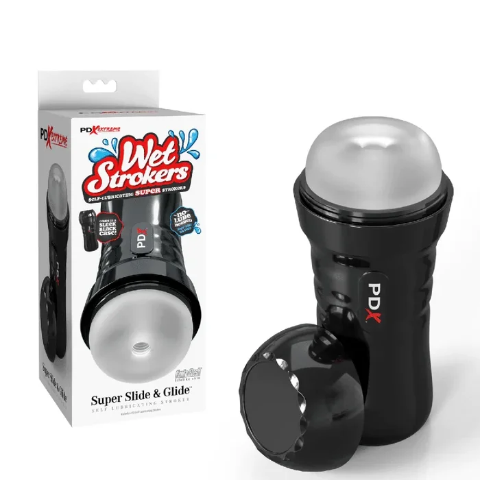 Wet Stroker Self-lubricating Super Slide Glide Realistic Male Masturbation Cup Frost