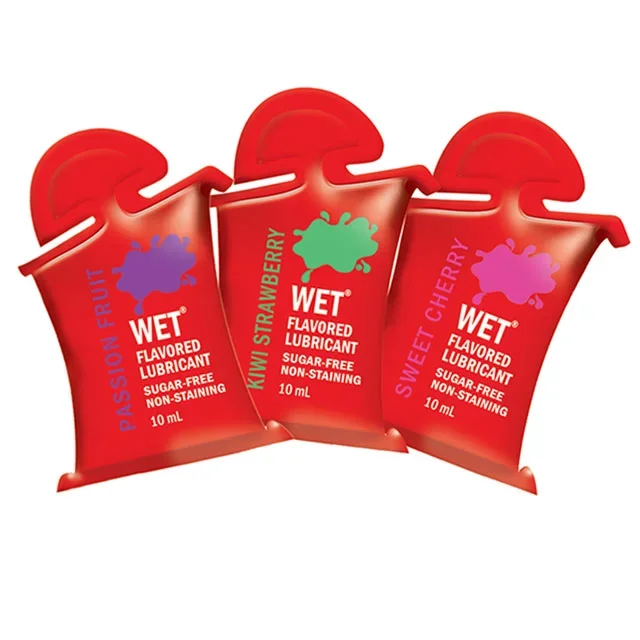 Wet Sugar-Free Flavored Lubricant (Sample Refill Kiwi Strawberry)