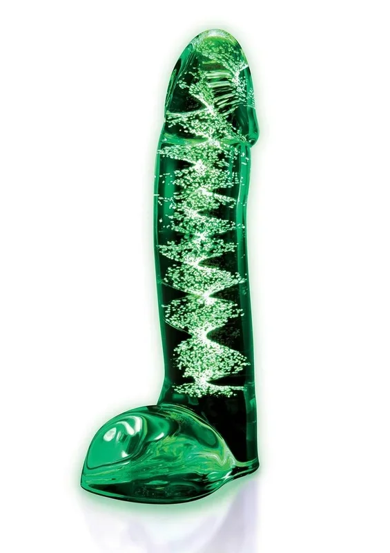 WhipSmart Glow In The Dark Glass Dildo