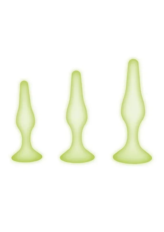 WhipSmart Glow In The Dark Silicone Anal Training Kit