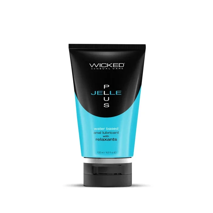 Wicked Jelle Plus – Relaxing Water Based Anal Lubricant – 120 ml Bottle