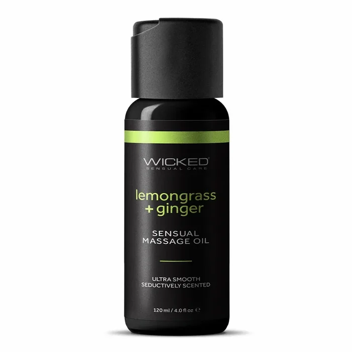 Wicked Lemongrass + Ginger Sensual Vegan Massage Oil